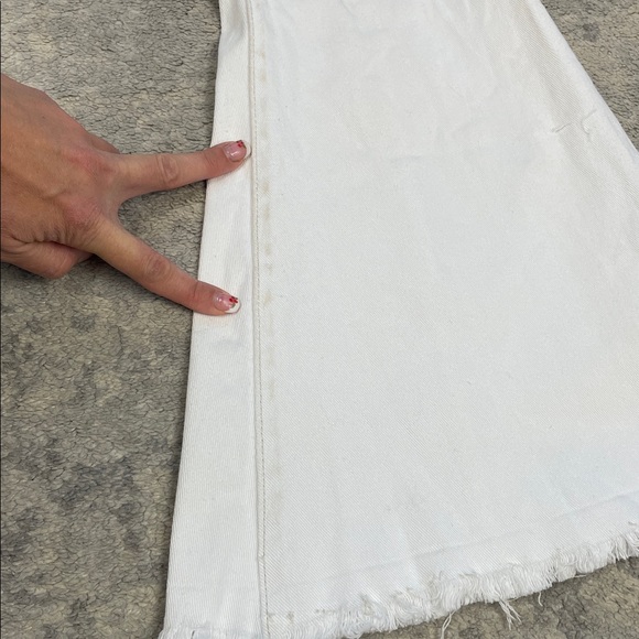 NWT One Teaspoon Dirty White Ziggys Bell Bottom Flare Jeans Sample Sz 26 - Picture 10 of 11